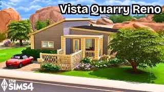 Basegame Renovation- Vista Quarry Reno / The Sims 4 Speed Build
