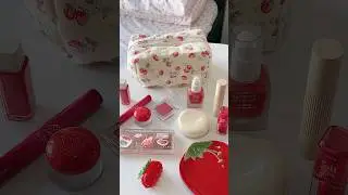 which one is your vibe? 🍅 ft. aimee makeup bags #makeup #itgirl