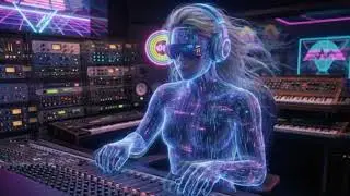 The Ghost in the Machine 🤖 Human vs AI | Cyberpunk Synthwave Vocoder