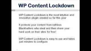 WP Content Lockdown - Review & Exclusive BONUS