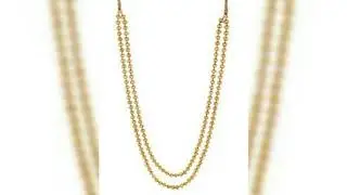 Indian gold chain design