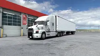 American Truck Simulator Mack Anthem MP8 sound mod