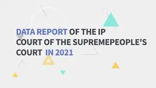 Trends and Data of the IP Court of the Supreme People's Court of the PRC  in 2021