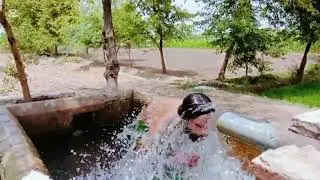 New 😍 Tubewell Swimming Vlog in village // Swimming Videos 