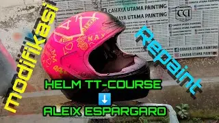 pengecatan helm fullface ttc by cahaya utama painting