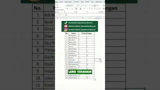 Cara Membuat Kolom Tanda Tangan Zigzag dengan Mudah #excel #exceltips #belajarexcel #excelindonesia