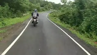 Bike ride to Khandi Waterfall near Pune