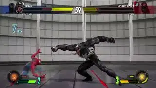 Kung Fu Street Fighter || SpiderMan Vs Venom || Fighting Game