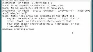 # Linux RAID 1