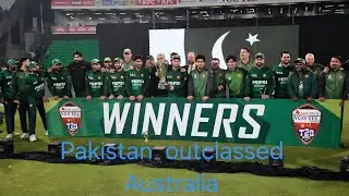 Pakistan 🇵🇰  outclassed  Australia 🇦🇺  / 3 - 0 whitewash #cricketlover #cricketworldcup 