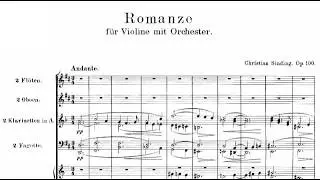 Christian Sinding - Romance for Violin and Orchestra, Op. 100 (1910)