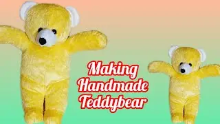 soft toy making...how to make  handmade teddy bear ....making toy and teddy tutorial...