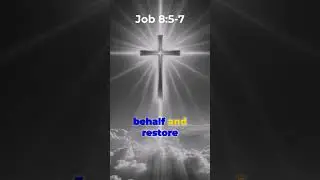 Daily Dose of Scripture: Job 8:5-7 #bible #christianity #faith #salvation