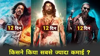 Animal vs Pathaan vs Jawan Day 12 Worldwide Collections l Animal Collection Day 12 #animalcollection