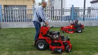 With the stand-up lawn mower, effortlessly create the perfect lawn. #lawnmower #zeroturnmower