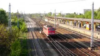 Elektrolok 140 070 Lokleerfahrt am Abend des 25.04.2009 in Berlin-Springpfuhl