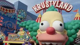 Broken Down Simpsons Ride Universal Studios May 2018