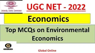 UGC NET 2022 | Economics | MCQs on Environmental Economics | Crash Course