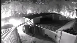Bushfire! - Wombat Rocks ablaze - Christmas Eve 2019