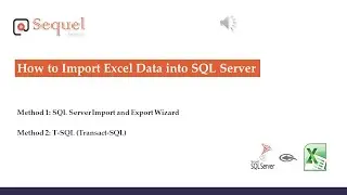 How to import data from Microsoft Excel into Microsoft SQL Server