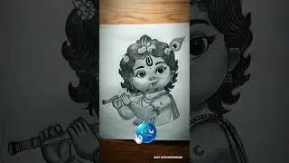 &ldquo;Realistic Krishna Drawing | Pencil Art | Lord Krishna Portrait Drawing | Step by Step&rdquo;