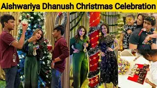 Aishwarya dhanush Christmas celebration ,Dhanush sons|soundarya Rajinikanth Christmas celebration