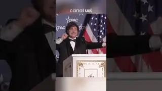 Milei imita 'dancinha de Trump' ao som de Village People em evento conservador.