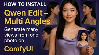 How to Install Qwen Edit Multi-Angles GGUF on ComfyUI | Generate Multi-View Images from One Photo