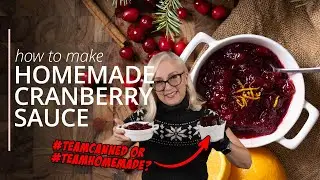 Easy, Make-Ahead Homemade Cranberry Sauce Recipe | Holidays