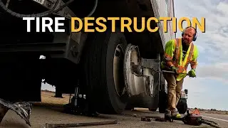 BLOWOUT! Semi-Trailer Rim SHATTERS & Takes Out Dual Tire | Roadside Service