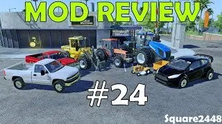 Farming Simulator 19 Mod Review #24 Rally Car, Chevy Trucks, Lawn Mower Pack, Loader & More