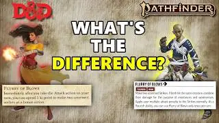 5 MAJOR MONK Differences in D&D and Pathfinder!