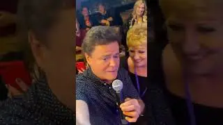 Donny Osmond singing Pretty Blue Eyes to me at the VIP at Harrah&rsquo;s in Vegas on September 29 2022