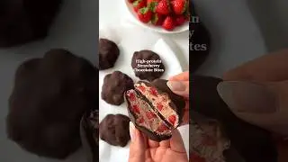 High-protein Dessert Idea😍 #healthydessert #easydessert #nobake #highprotein