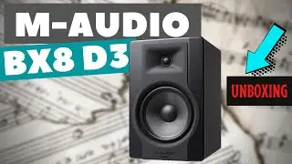Профессиональный 2-полосный 8-дюймовый студийный монитор M-AUDIO BX8 D3 РАСПАКОВКА И ТЕСТ ЗВУКА