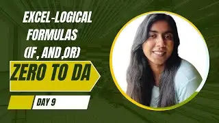 Day 9|45 days data analysis challenge|Excel-Logical formulas (IF,AND,OR) #excel #dataanlysis 