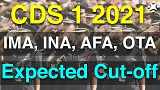 CDS 1 2021 Expected Cut Off | CDS Cut off Marks | CDS OTA 2021 | Online Benchers