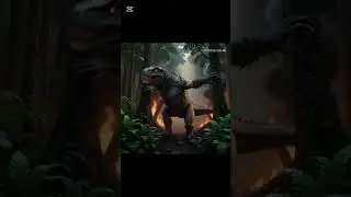 GorillaVsDinosaur #HybridMonster #AIVideo #ViralVideo #AIArt