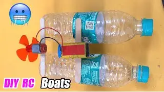 How To Make Mini RC Water Boats 🚤 😱| Simple inventions with dc motor|DC Motor