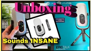 JLab Epic Talk Microphone &bull; White | $130 USB Microphone Sounds WAY More Expensive (JLab Epic Talk)