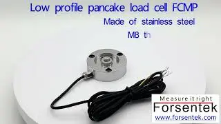 Low Profile Pancake Load Cell 500N 1kN 2kN 3kN Compression Force Sensor