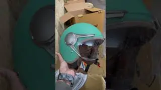 Axor retro jet west open face helmet