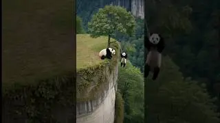 Lost Panda Cub&rsquo;s Emotional Rescue 🐼💔 | Brother & Sister Saved Him |#story #ai #monkey #panda #shorts