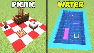 Minecraft: 15+ Summer Build Hacks!