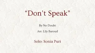 Don't Speak by No Doubt - A cover by Take Note A cappella