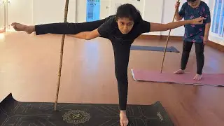 Yoga with Karan stick yoga 