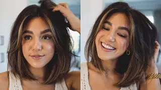 VOLUMINOUS STRAIGHT HAIR TUTORIAL - How I Style My Short Bob with the Shark Flexstyle! | 2023