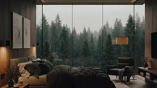 Lost in the Rainy Woods 🌧️| Forest Window Ambience for Total Relaxation