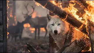 The homesteader couldn't save his animals from the fire  You won't believe