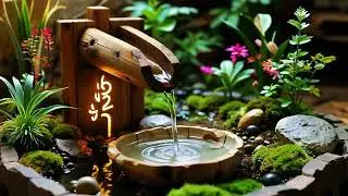 🍃 Tranquil Japanese Garden Fountain | Calming Water Flow for Deep Relaxation ✨
